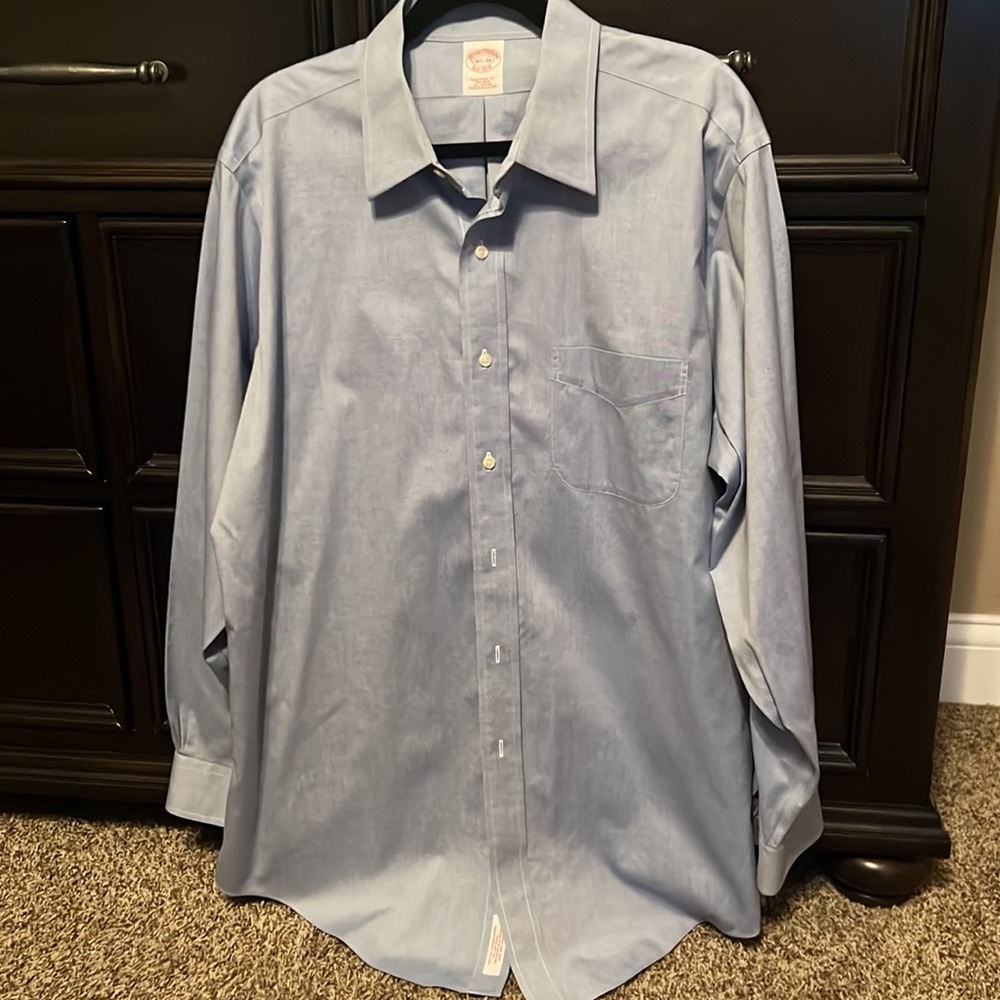 Brooks Brothers Dress Shirt Size 16 1/2 - 34